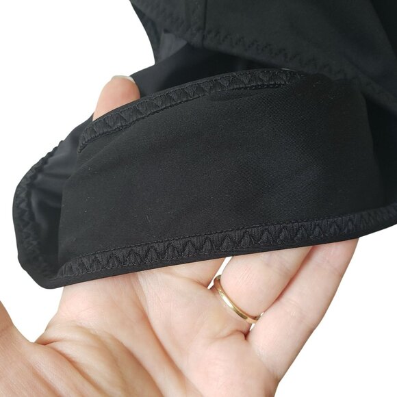 Fabletics High Tide Zip-Front One-Piece Swimsuit Black Classic XS - Picture 9 of 11